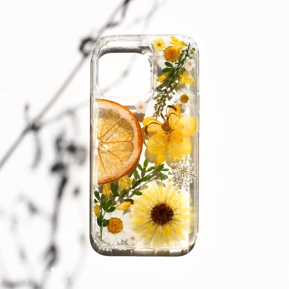 Yellow Flower iphone 15 pro max 14 13 phone case cover Samsung s24 ultra s23 her - Picture 6 of 6
